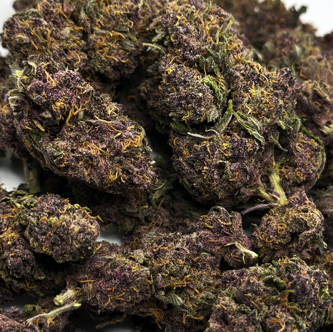 Huckleberry Soda (Aaa) $80/Oz 1 bred by cascade gnome, huckleberry soda crosses black cherry soda with huckleberry hound. big dense buds are purple in color with light green accents and pungent berry flavoring. pungent berry flavors come through on each exhale, which may leave you stuck to the couch in extreme comfort.