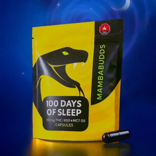 100 days of sleep capsules (100mg thc/cbd)