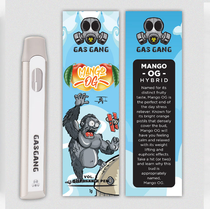 Gas Gang | Disposable Vape Pen (1G) **Assorted** 22 gas gang | disposable vape pen (1g) **assorted** - image 22