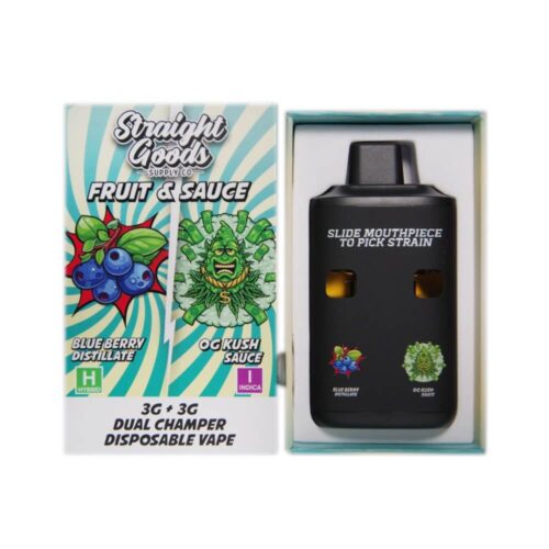 Straight Goods | Dual Chamber Vape (6G) (Fruit + Sauce)