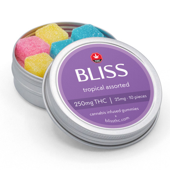 Bliss Assorted Gummies – (250Mg Thc) 1 bliss assorted gummies – (250mg thc)