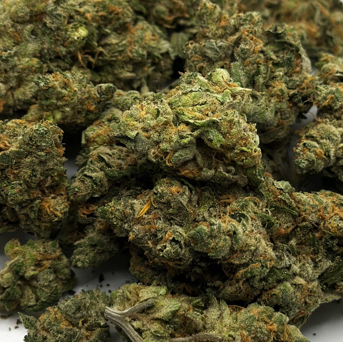 Hawaiian Gold (Aaa+) 1 hawaiian gold is a predominantly sativa hybrid strain created from a combination of pineapple and super lemon haze. with thc levels often exceeding 20%, it produces a potent, euphoric high that can be used to aid in treating low mood, insomnia and chronic pain. its buds have a bright green colour with darker green spots and light amber hairs, while the taste and aroma is earthy with a hint of sweet floral and rotten fruit. some possible side-effects of this strain are paranoia, dry eyes, and cottonmouth. originated in california but also available in other american west areas.