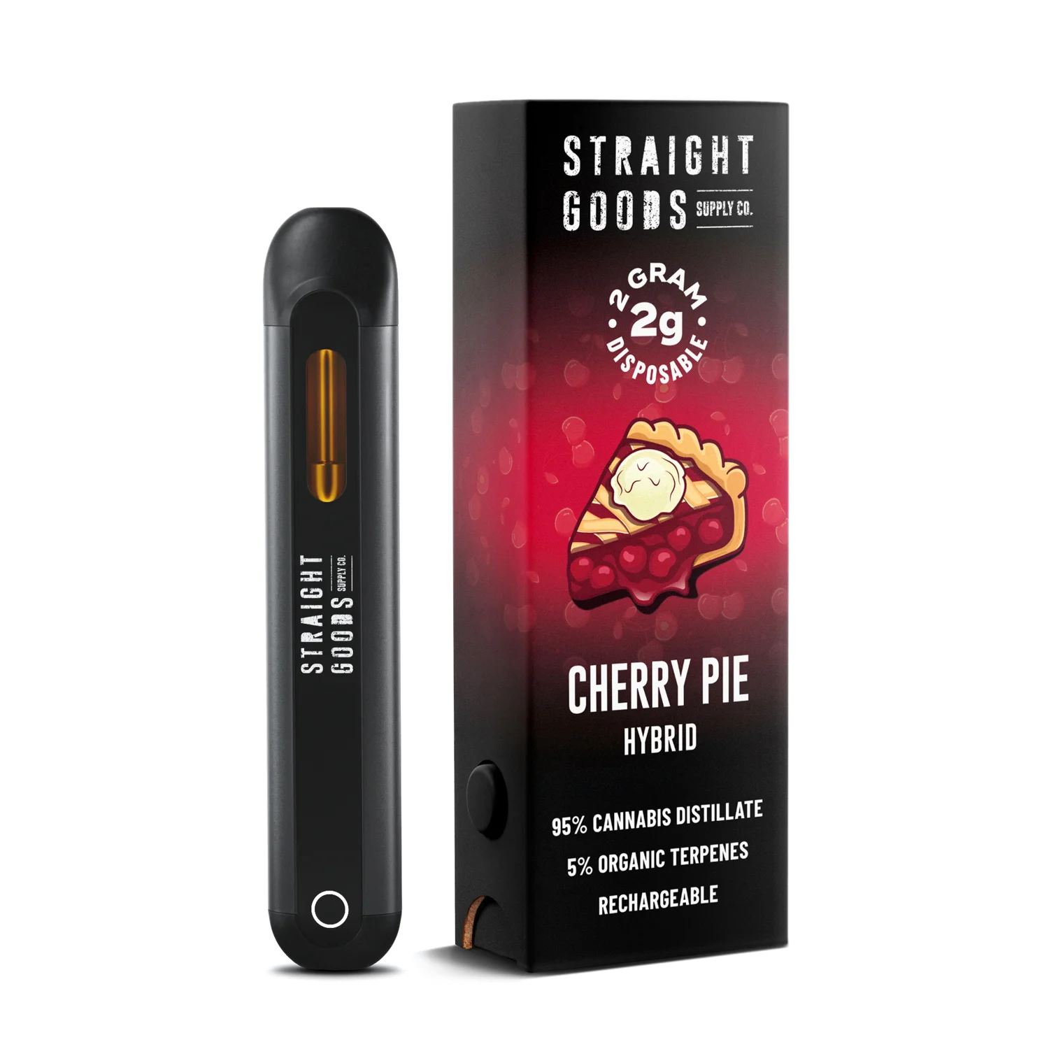 Straight Goods | Disposable Distillate Vape Pen (2G) 3 straight goods | disposable distillate vape pen (2g) - image 3