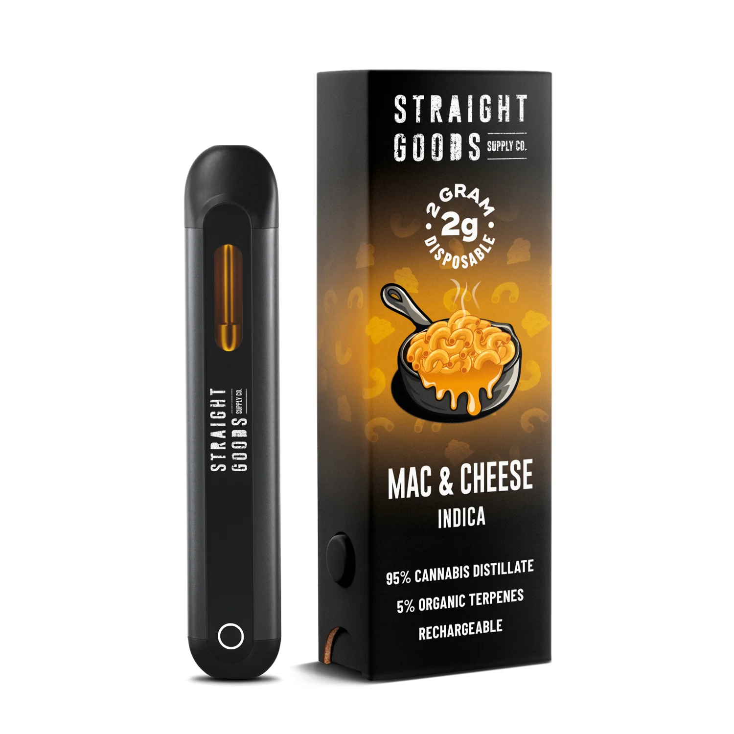 Straight Goods | Disposable Distillate Vape Pen (2G) 4 straight goods | disposable distillate vape pen (2g) - image 4