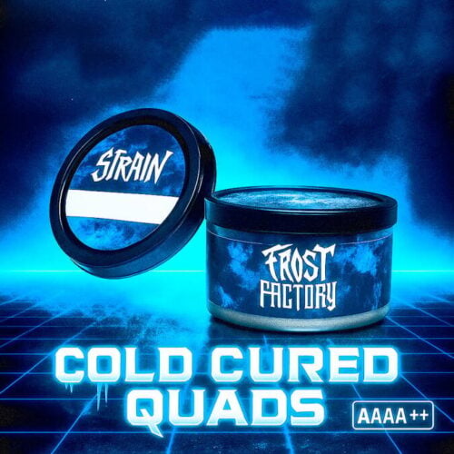 frost factory | cold cured quads - blue burst (aaaa++)